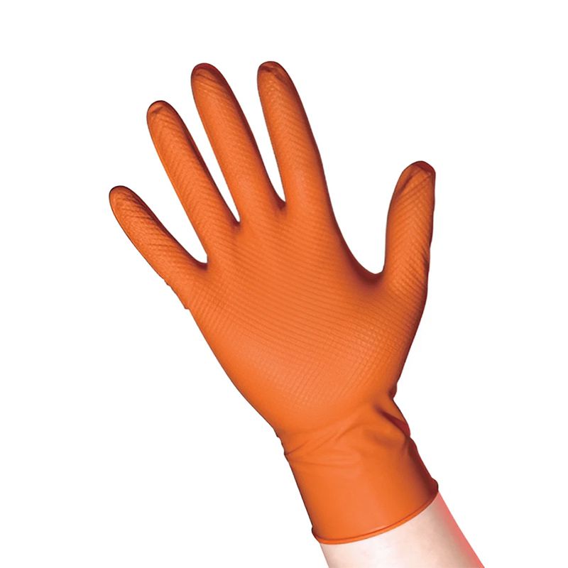 Powder Free Nitrile Glove with Diamond Texture