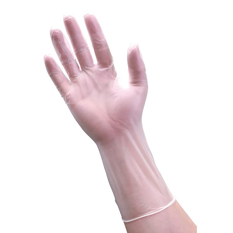 Powder Free Vinyl Glove Extended Cuff